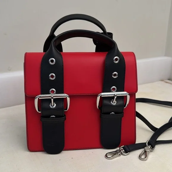 Vivienne Westwood NWT ALEX BAG LARGE BLUE-RED - Picture 1 of 15